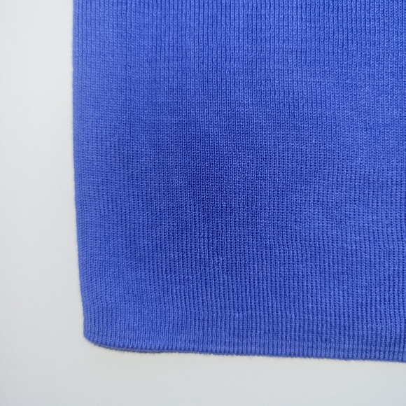 Talbots Blue Knit Sweater Petite NWOT - Picture 3 of 5